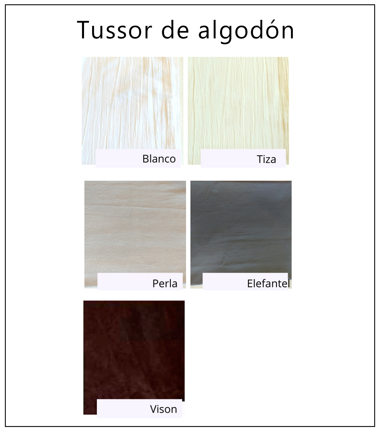 tussor de algodon